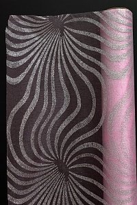 Органза 48 см*5 ярд "Узоры с глиттером" (SF-769-2) светло-розовый Органза 48 см*5 ярд "Узоры с глиттером" (SF-769-2) светло-розовый