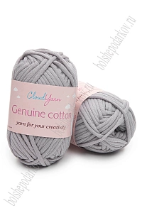 Пряжа "Genuine cotton" 50 гр (10 шт) SF-7844, серый