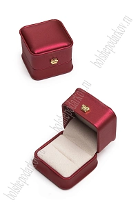 Коробочка для украшений 5,8*5,8*4,5 см (SF-8115) бордовый