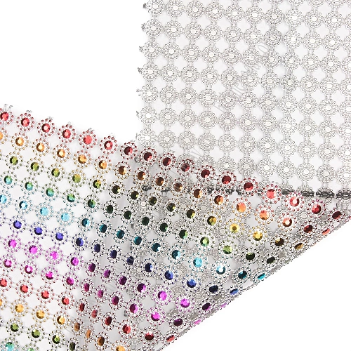 Тесьма декоративная &amp;quot;Ромашка&amp;quot; 12 рядов (10 ярд) SF-5795, мультиколор