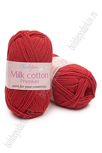 Пряжа "Milk cotton Premium" 50 гр (10 шт) SF-7847, красный