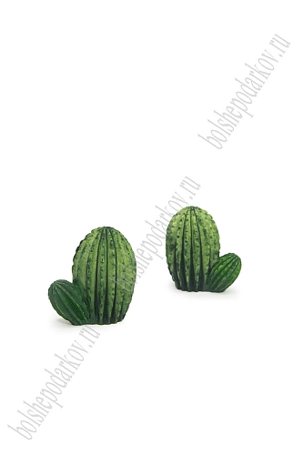 Фигурка миниатюрная &amp;quot;Кактус&amp;quot; 3*2*3,4 см (2 шт) SF-8049, №1