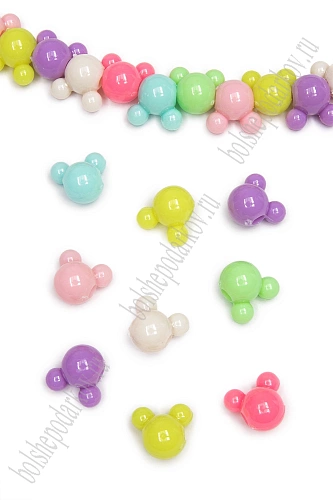 Бусины декоративные 11*12 мм (500 гр) SF-7281, ассорти