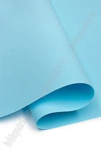Фоамиран 1 мм, Китай 60*70 см (10 листов) SF-5822, голубой №1066