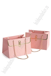 Сумка для цветов 15*10,5*10 см (4 шт) SF-8119, розовый