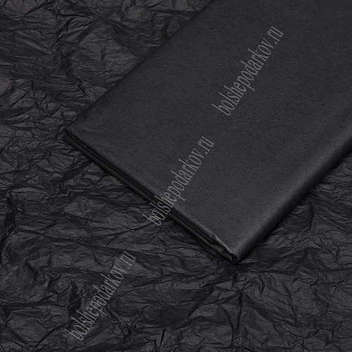 Бумага тишью 50*66 см (10 листов) SF-914, черный №433