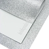 Фоамиран глиттерный А4, 2 мм Premium (10 листов) SF-1955, серебро №016
