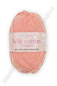 Пряжа &quot;Milk cotton Premium&quot; 50 гр (10 шт) SF-7847, розовый персик