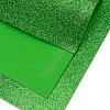 Фоамиран глиттерный А4, 2 мм Premium (10 листов) SF-1955, зеленый №016А