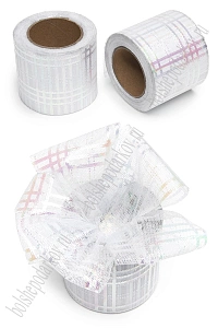 Фатин «Узор» 5,5 см*15 ярд (SF-7501) белый №23