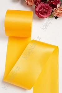 Лента атласная 7,5 см*25 ярд (SF-1370) оранжевый №016 Лента атласная 7,5 см*25 ярд (SF-1370) оранжевый №016