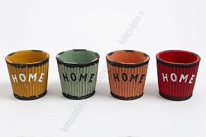 Кашпо декоративное, керамика (SF-2818) в ассортименте