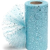 Фатин с пайетками 15 см*25 ярд (SF-605) светло-голубой №30