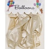 Шарики воздушные 12 дюймов (12 шт) SF-7835, айвори