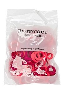 Резинки для волос 2 см (100 шт) SF-7505, ассорти №3