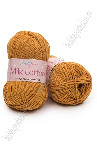 Пряжа &amp;quot;Milk cotton&amp;quot; 50 гр (10 шт) SF-7848, коричневый