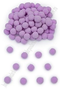 Помпоны Premium 1,3-1,5 см (200 шт) SF-3308, сиреневый №26
