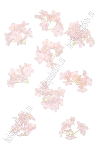 Головки цветов &quot;Гортензия&quot; 4 см (20 шт) SF-7874, светло-розовый