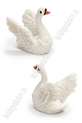 Фигурка миниатюрная &amp;quot;Лебедь&amp;quot; 2,5*3*3,5 см (2 шт) SF-8049