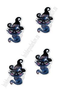 Кабошон-вырубка &quot;Хэллоуин&quot; 3,3*3,3 см (10 шт) SF-6034, №5