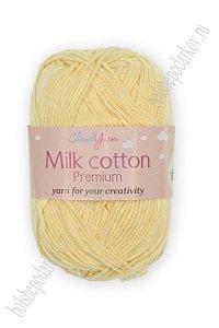 Пряжа &quot;Milk cotton Premium&quot; 50 гр (10 шт) SF-7847, светло-желтый