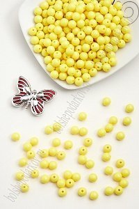 Бусинки пластиковые 8 мм*50 гр (SF-2508) желтый №12