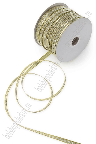 Лента декоративная 0,8 см*150 ярд (6-15-736)