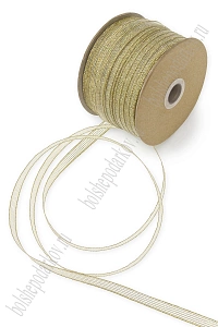Лента декоративная 1 см*150 ярд (6-15-835)