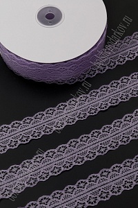 Кружево 3 см*50 ярд (SF-7778) фиолетовый №8