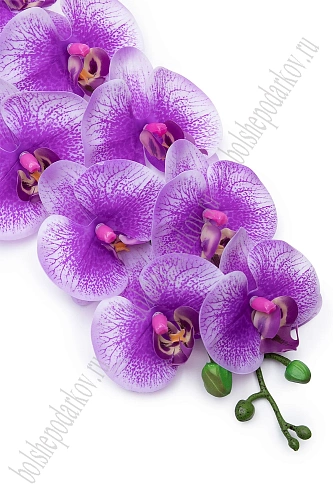 Веточка декоративная &amp;quot;Орхидея&amp;quot; 93 см (SF-8089) фиолетовый