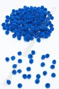 Помпоны 10 мм (200 шт) SF-1163, синий