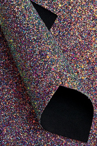 Кожзам &amp;quot;Блестки&amp;quot; А4 (5 листов) SF-3212, мультиколор №20