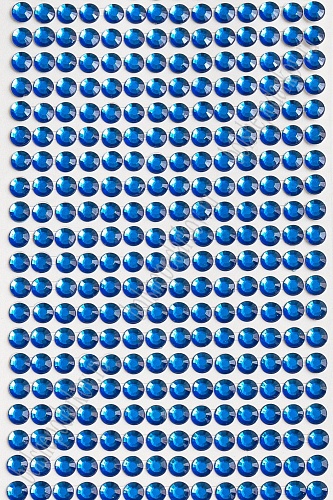 Стразы декоративные 6 мм (504 шт) SF-3177, синий
