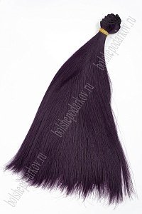 Фурнитура "Трессы для кукол Premium" 27 см; 30 гр (SF-2857) прямые №850