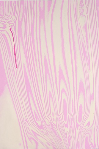 Фоамиран 0,8 мм, иранский 60*70 см (10 листов) антично-белый/розовый №148-102