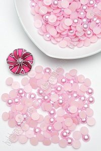 Бусинки половинки под жемчуг 12 мм 50 гр (SF-1446) светло-розовый №95 Бусинки половинки под жемчуг 12 мм 50 гр (SF-1446) светло-розовый №95