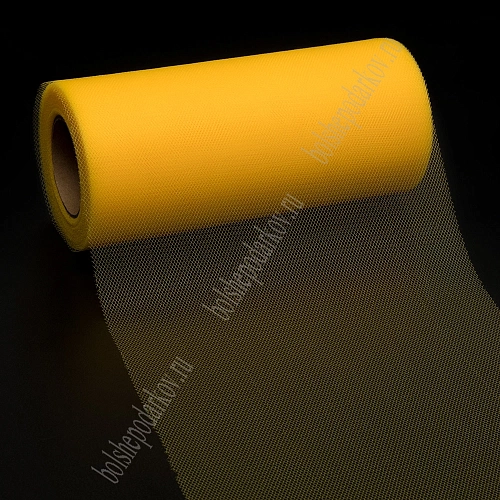 Фатин в шпульках 15 см*25 ярд (SF-603) оранжевый №45