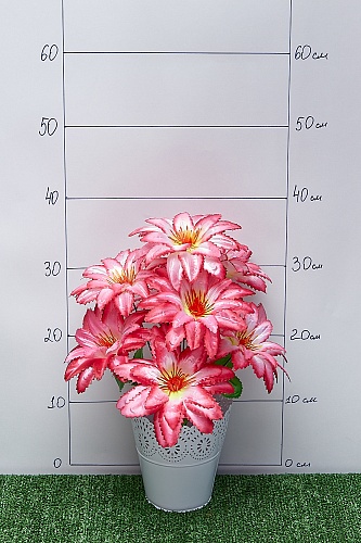 Букет цветов &amp;quot;Георгины&amp;quot; 46 см (2 шт) SF-5131, в ассортименте