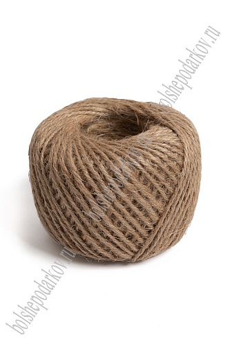 Шнур джутовый 0,1 см*50 м (SF-6169) коричневый