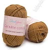Пряжа &amp;quot;Genuine cotton&amp;quot; 50 гр (10 шт) SF-7844, коричневый