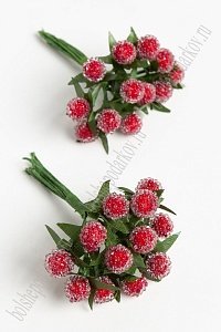 Ягода "Клюква засахаренная" (72 ягоды) SF-025, красный