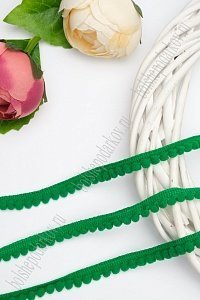 Тесьма с маленькими помпонами 20 ярд (SF-2652) зеленый №19