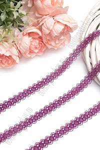 Кружево 1,5 см*600 ярд (SF-102) темно-сиреневый