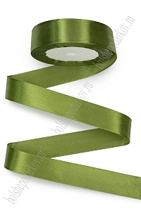 Лента атласная 2,5 см*25 ярд (SF-1357) фисташковый  №098