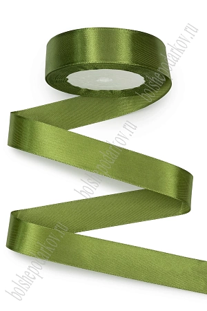 Лента атласная 2,5 см*25 ярд (SF-1357) фисташковый  №098