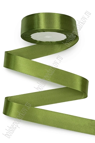 Лента атласная 2,5 см*25 ярд (SF-1357) фисташковый  №098