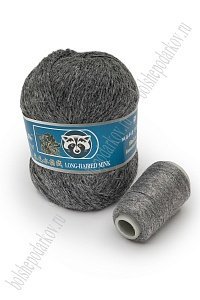 Пряжа &quot;Пух норки&quot; 50 гр (5 шт) SF-7846, серый №3