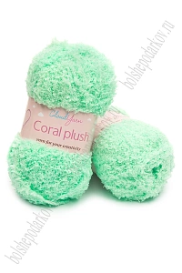 Пряжа "Coral plush" 100 гр (5 шт) SF-7843, аквамариновый