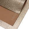 Фоамиран глиттерный А4, 2 мм Premium (10 листов) SF-1955, коричневый №007А