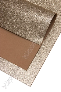 Фоамиран глиттерный А4, 2 мм Premium (10 листов) SF-1955, бежевый №007А Фоамиран глиттерный А4, 2 мм Premium (10 листов) SF-1955, бежевый №007А